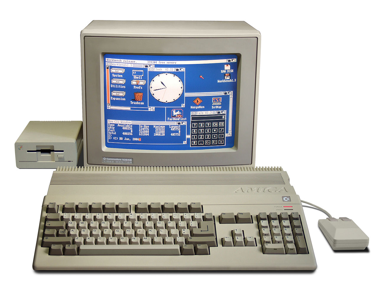 Na zdjęciu komputer Amiga 500