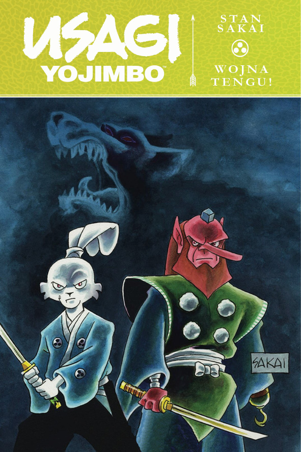 Okładka komiksu Usagi Yojimbo. Wojna Tengu!, tom 3