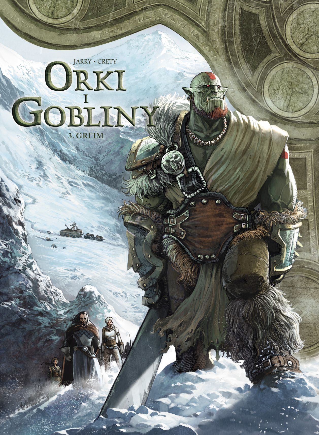 Okładka komiksu Świat Akwilonu. Orki i gobliny – Gri'im, tom 3