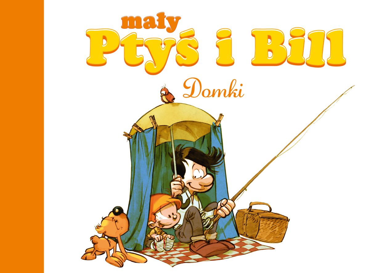 Okładka komiksu Mój pierwszy komiks 5+ Mały Ptyś i Bill – Domki, tom 3