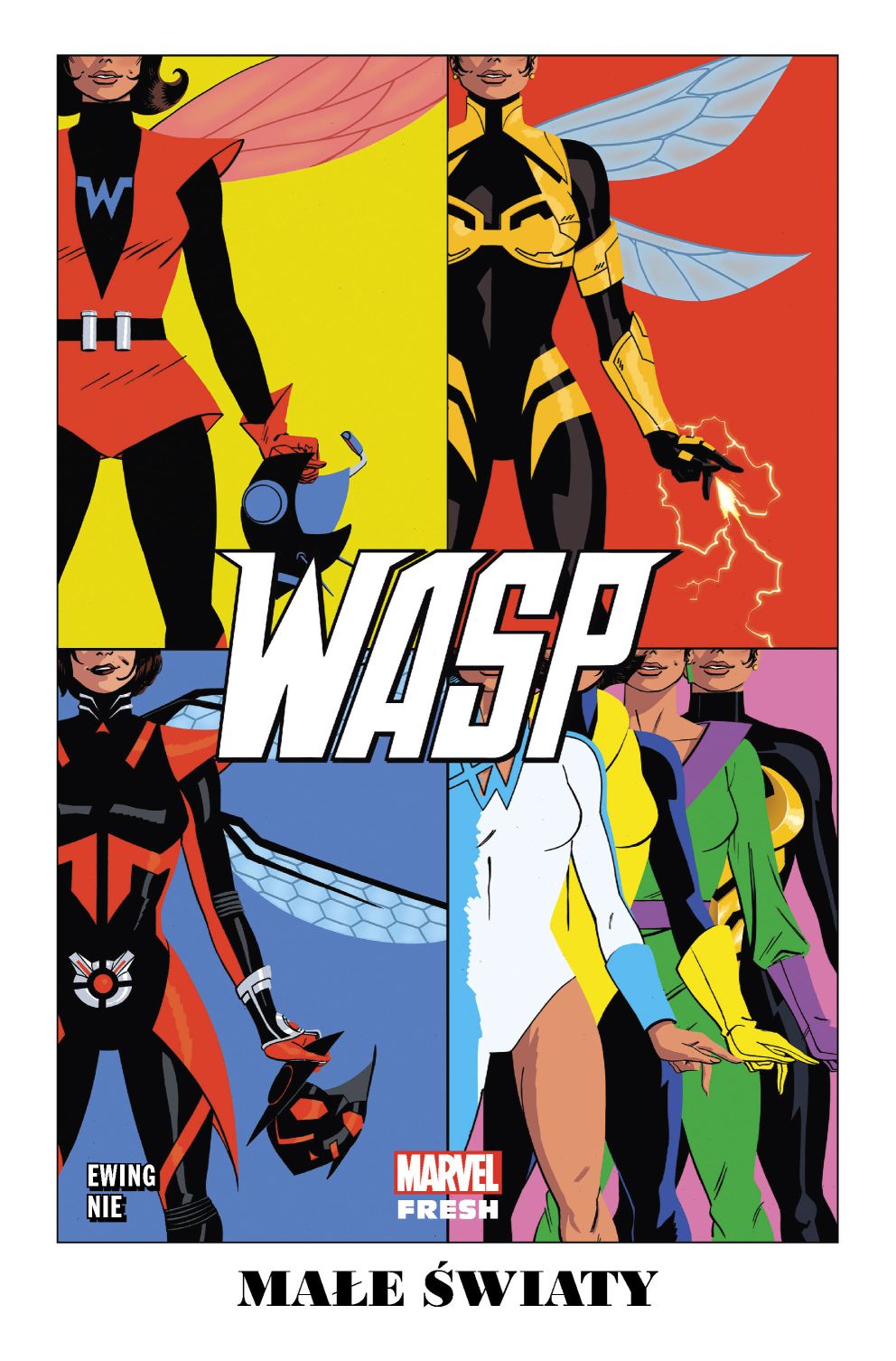 Okładka komiksu Marvel Fresh. Wasp – Małe światy