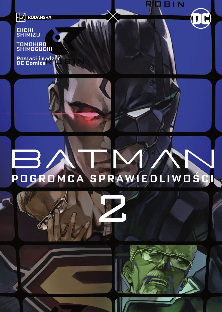 Okładka komiksu Manga DC. Batman: Pogromca sprawiedliwości, tom 2