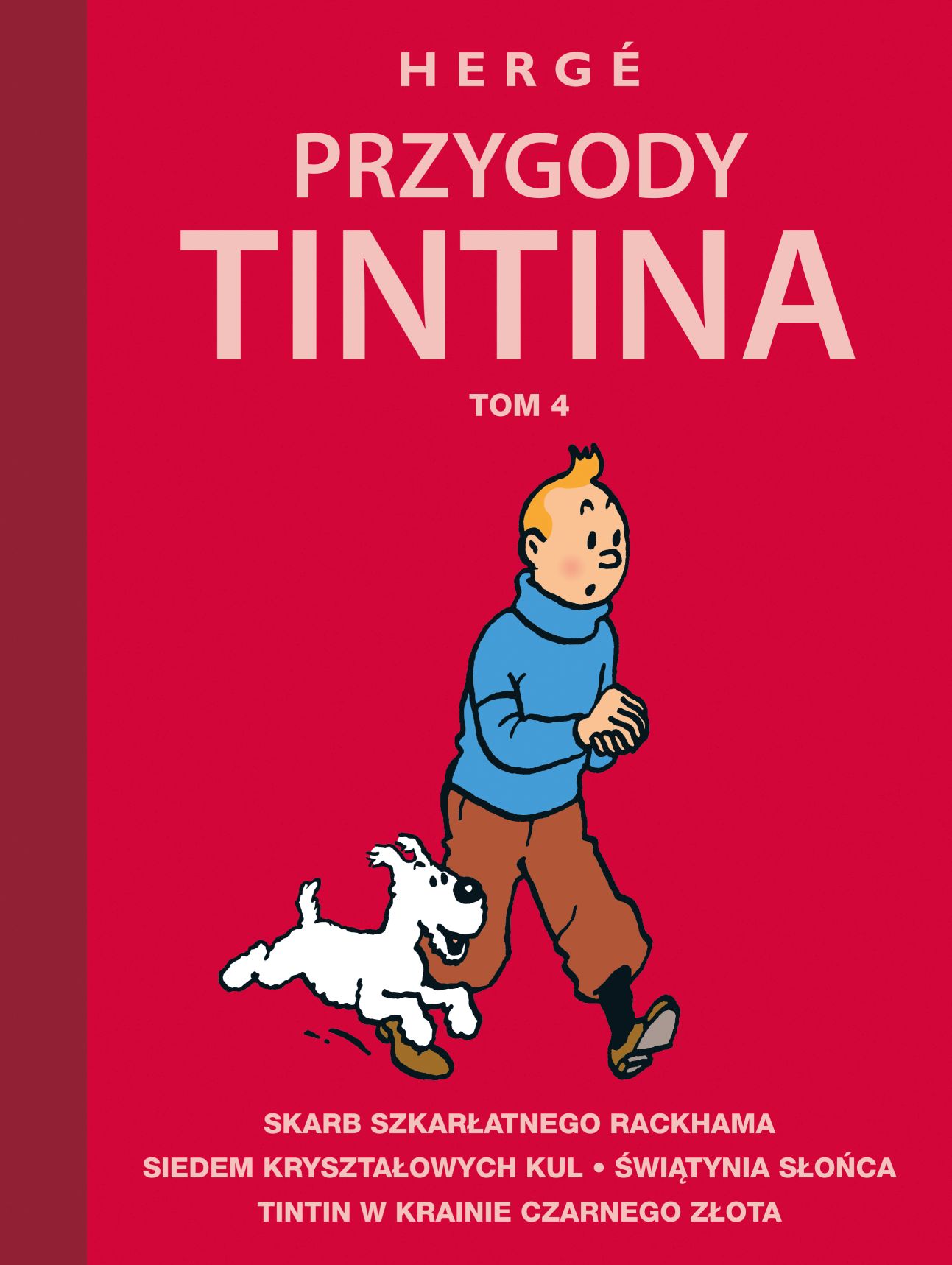 Okładka komiksu Przygody Tintina, tom 4